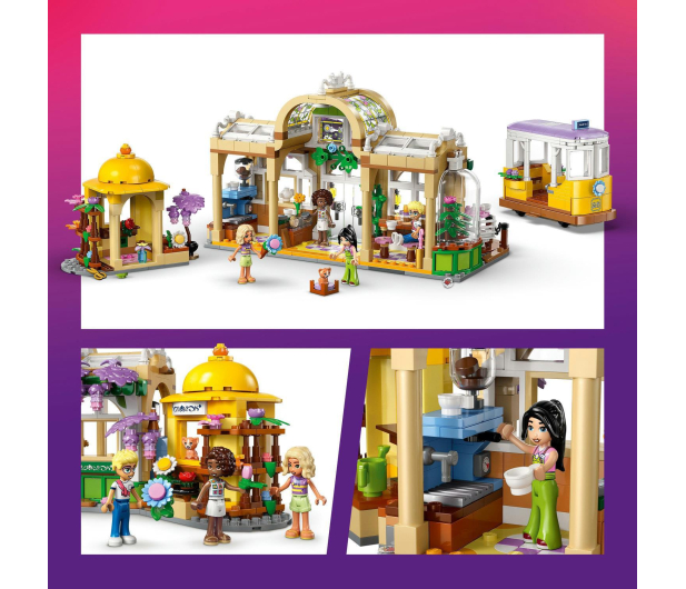 LEGO Friends 42671 Zielona kawiarnia i kwiaciarnia - 1331631 - zdjęcie 3